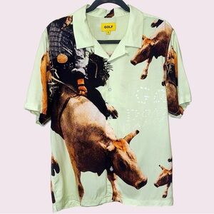 Golf wang cowboy button down